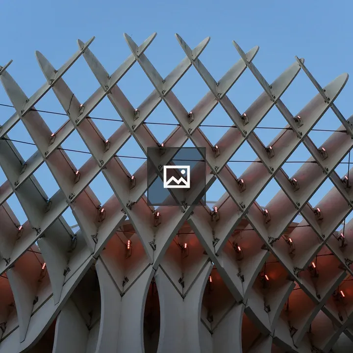 Metropol Parasol with Red Light