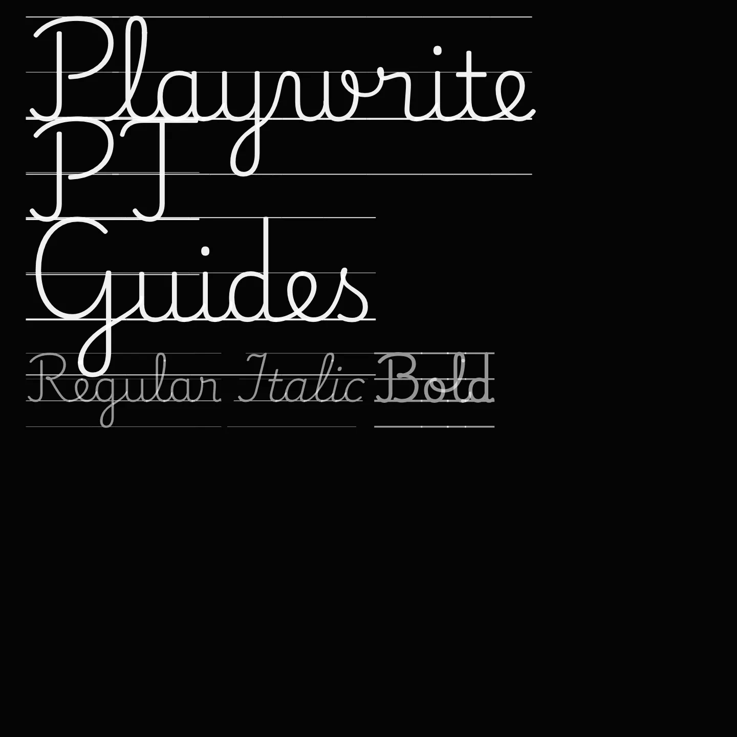 Playwrite PT Guides