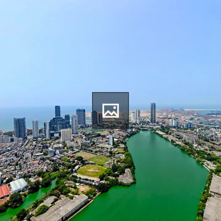 Aerial City View over Colombo