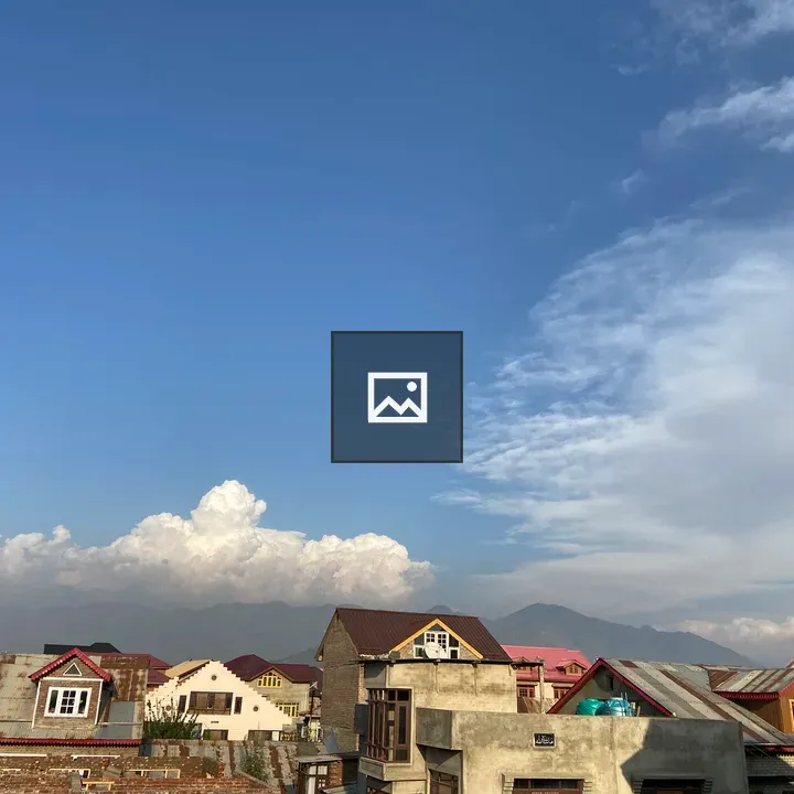 Residential rooftops panorama