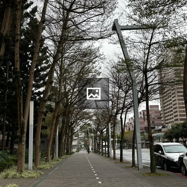 Morning view near Taipei City Hall