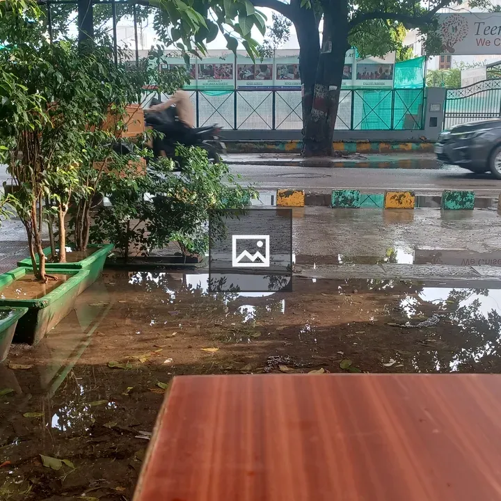 Monsoon Shower Scene