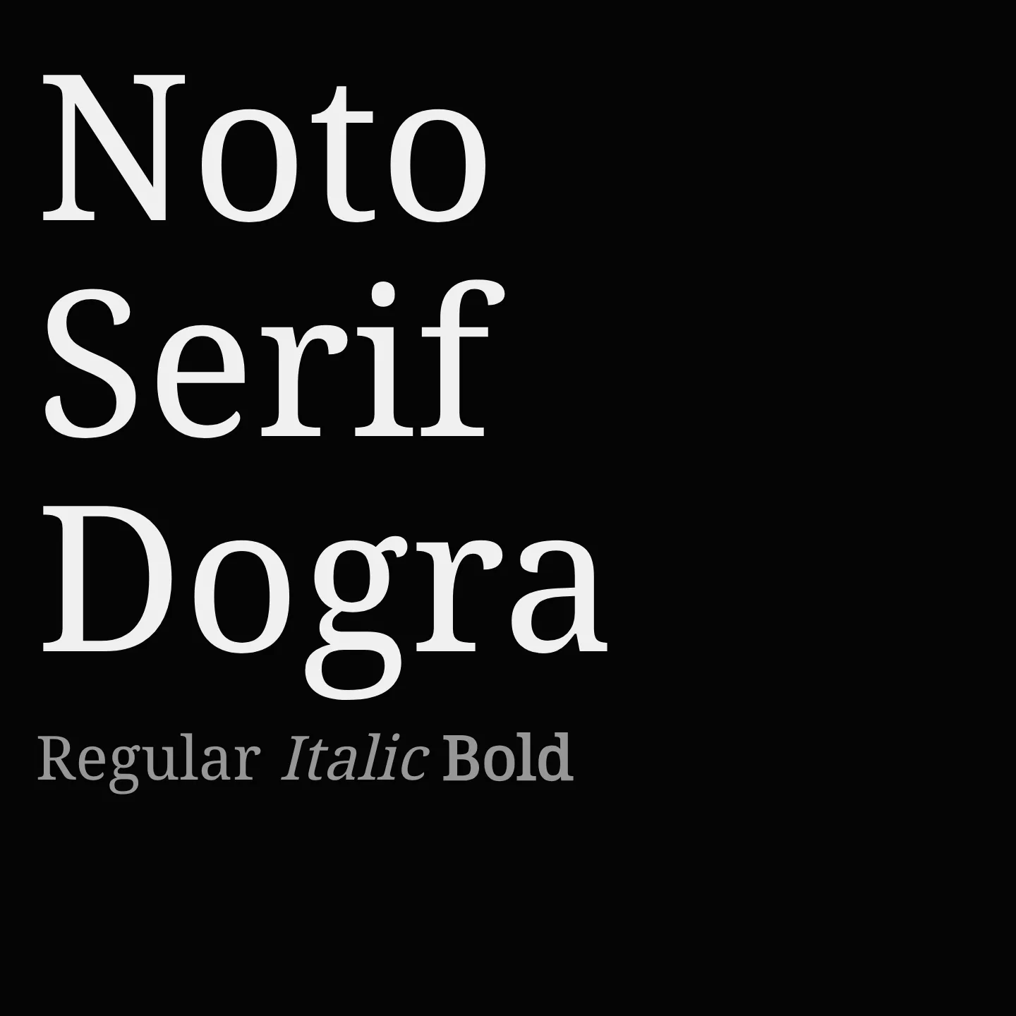 Noto Serif Dogra