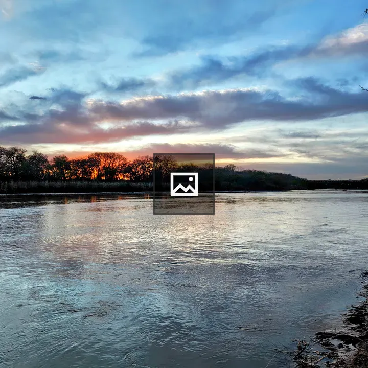 Rio Grande Sunset Reflection