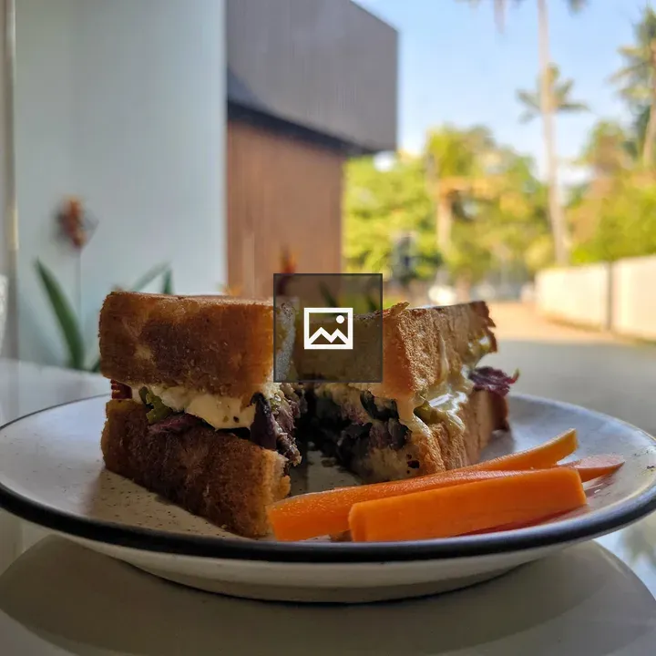 Thick-cut Toasted Sandwich on Plate