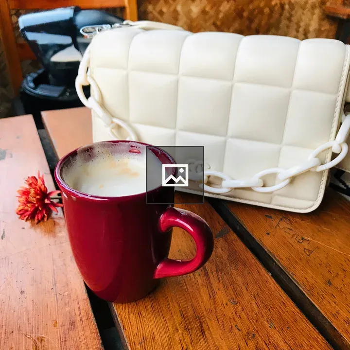 Cup of tea in red cup
