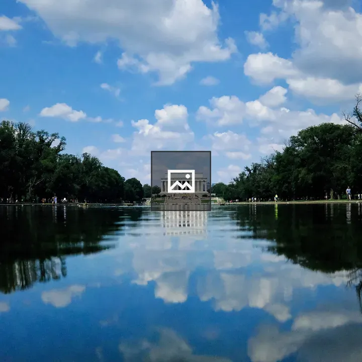 Lincoln Memorial with Blue Sky