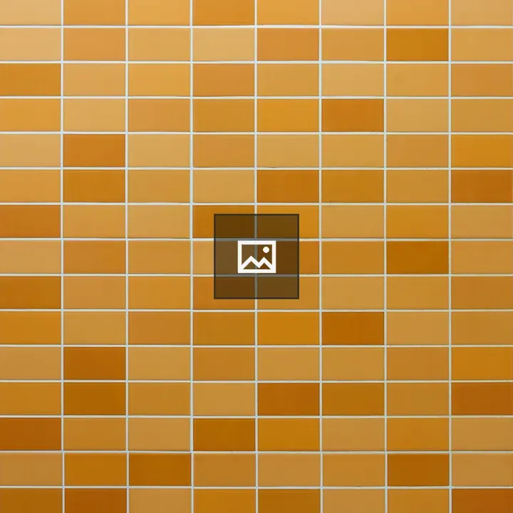 Tile grid of ceramic tiles