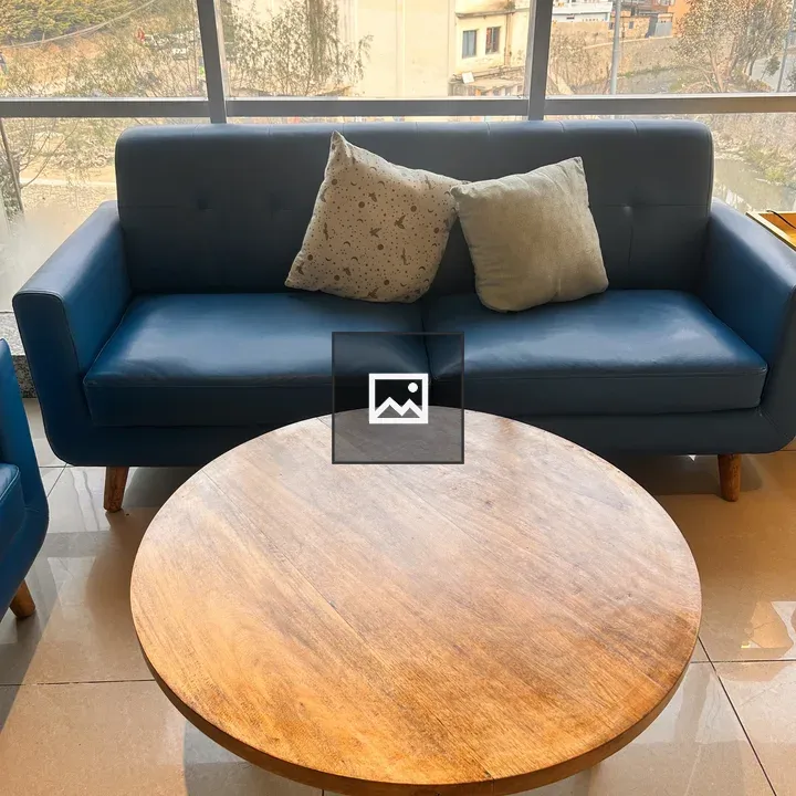 Round Wooden Coffee Table