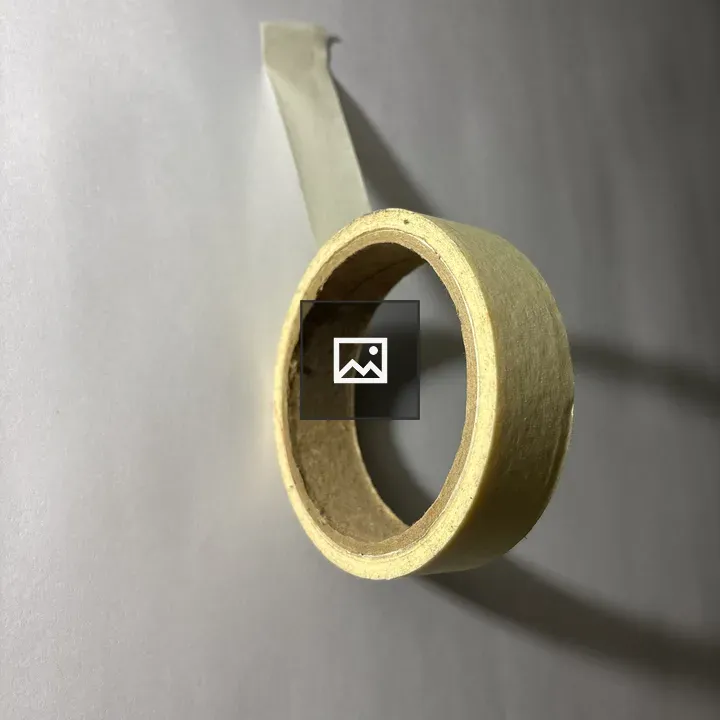 Beige masking tape roll