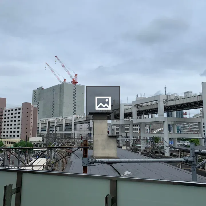 Monorail View at JR Chiba Station