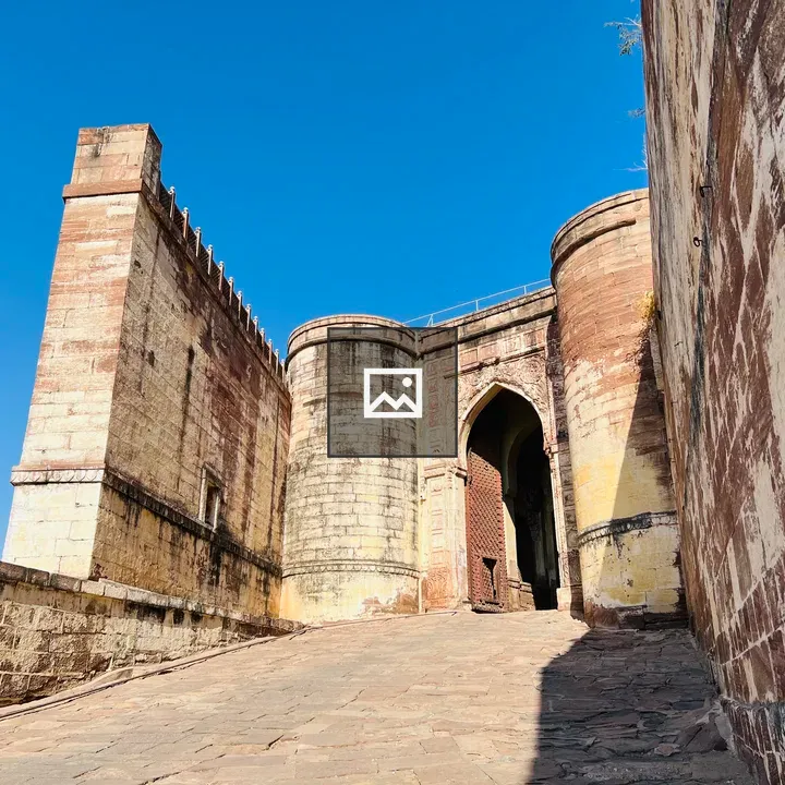 Entry gate of a fort