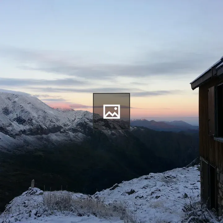 Snowy Mont Valier Sunrise View