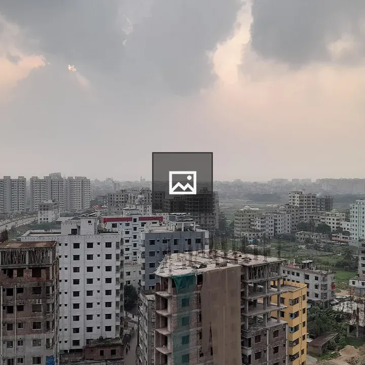 Urban city view with apartments