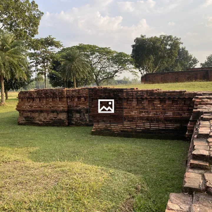 Ancient brick ruins landscape