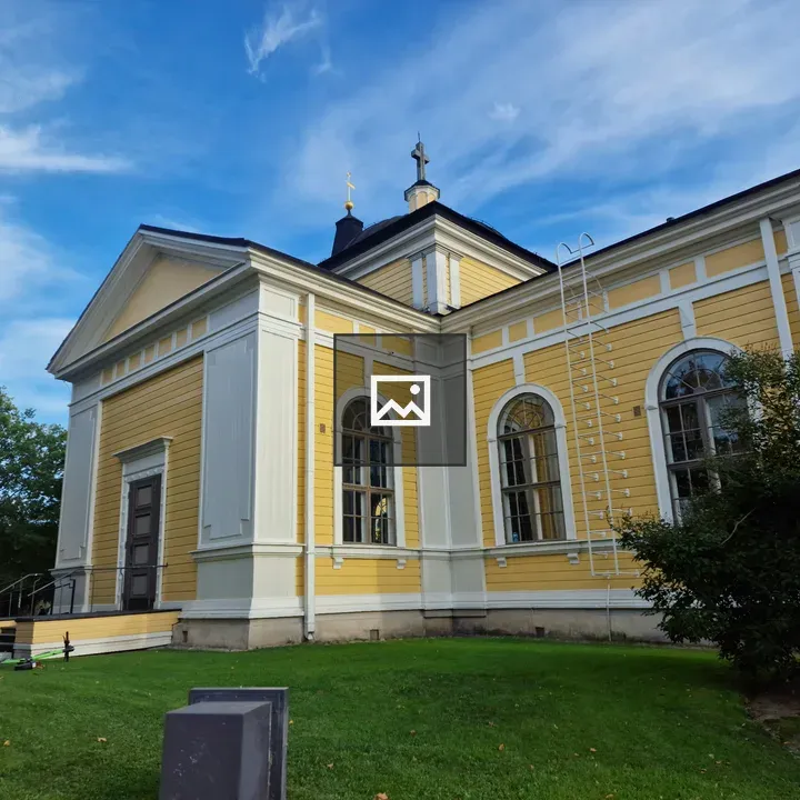 Yellow church in Tampere