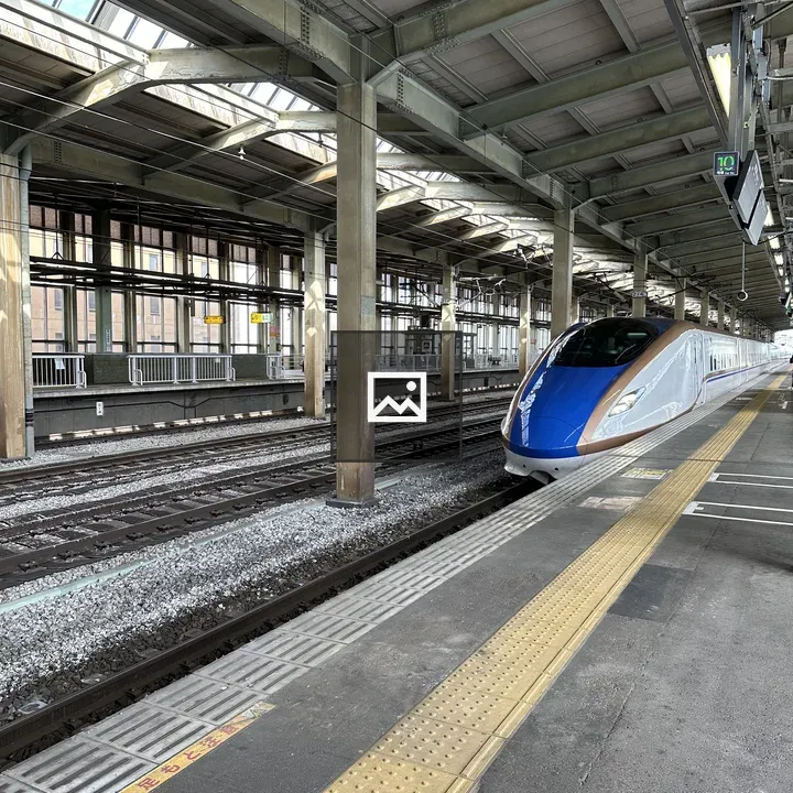 Shinkansen Toki at Nagaoka Station