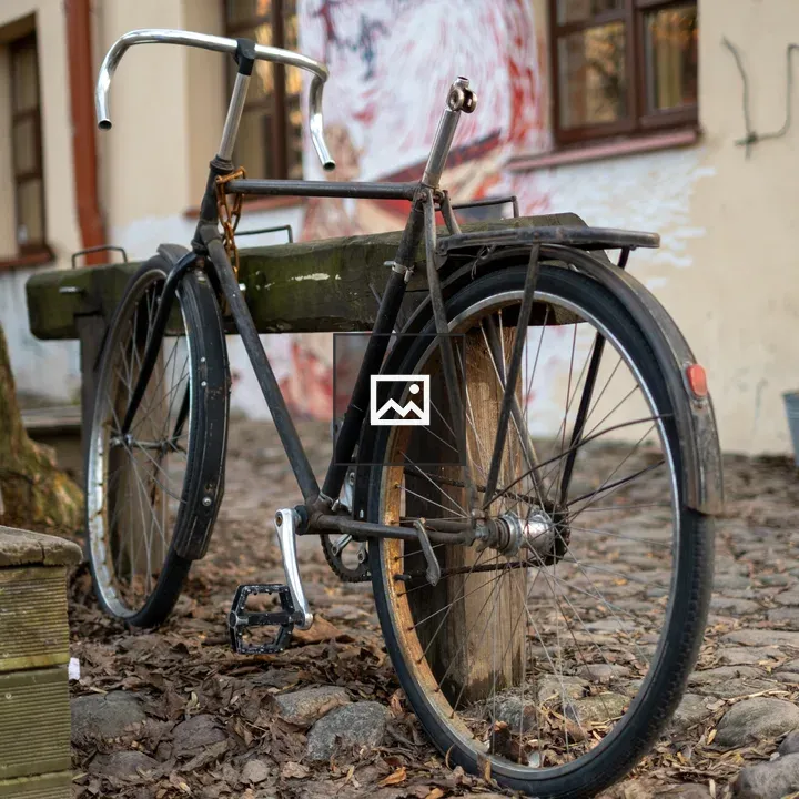 Abondant bike without a seat