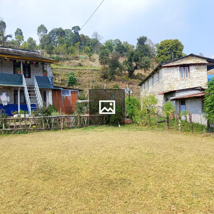 Two Stone Houses by Yard