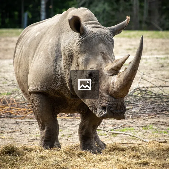 Rhino at Burger's Zoo