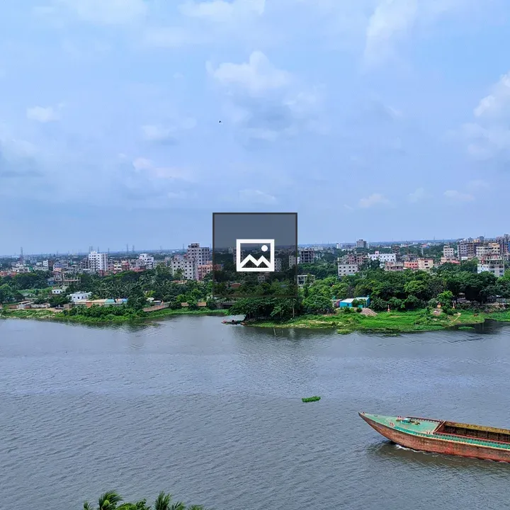 Boat Ride by Lush Green River