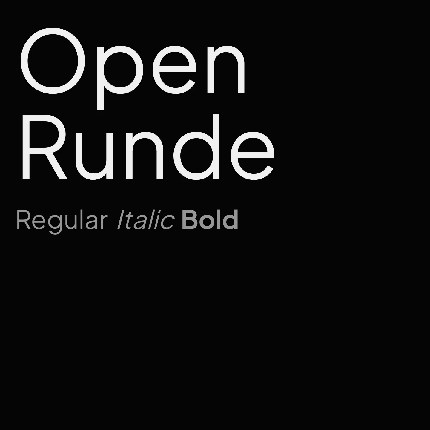 Open Runde