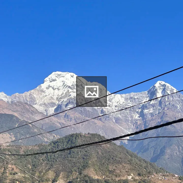 Snowy Annapurna Landscape