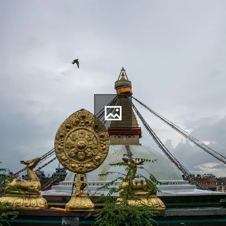 Boudhanath Stupa Scene