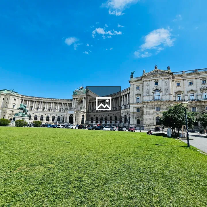 Side view of Hofburg Imperial Palace