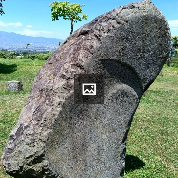 Standing Stone with Carved Design