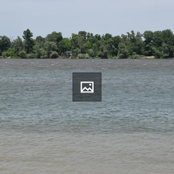 River view with green landscape