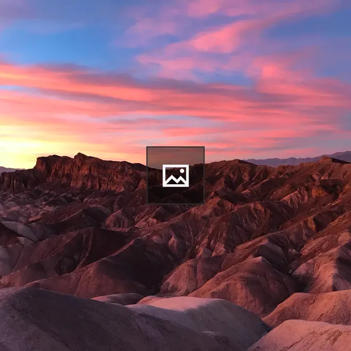 Sunset in Death Valley scene