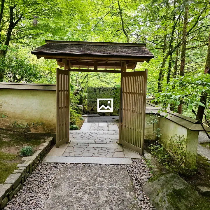 Open Gate to Garden Path