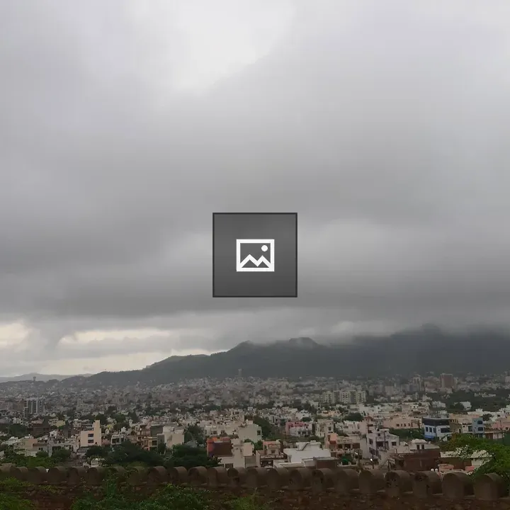 Ajmer cloudy architecture scene