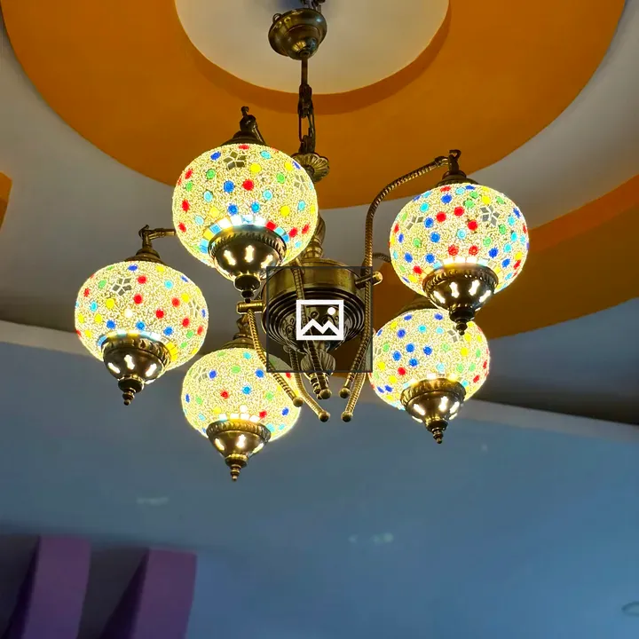 Ornate ceiling chandelier