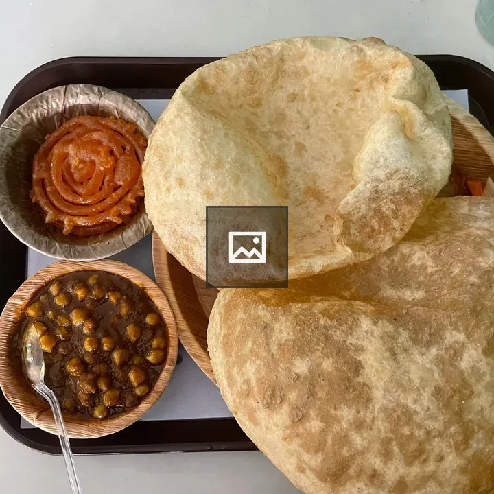 Chole Bhature dish
