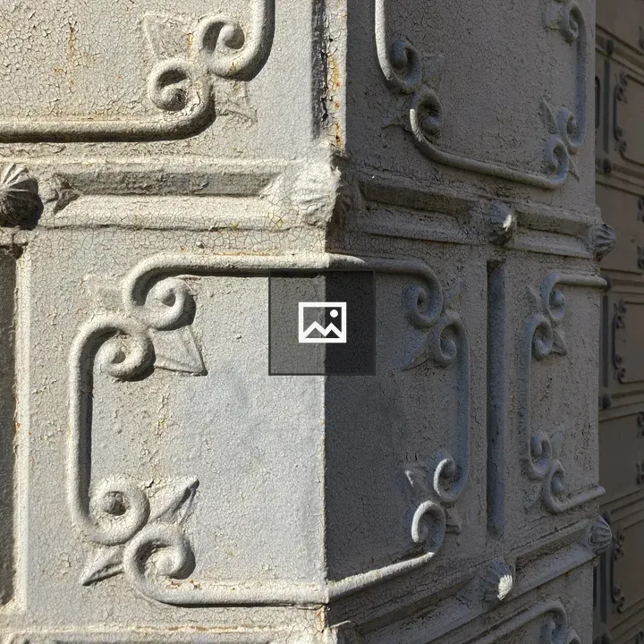 Blocks on a mausoleum in Bordeaux
