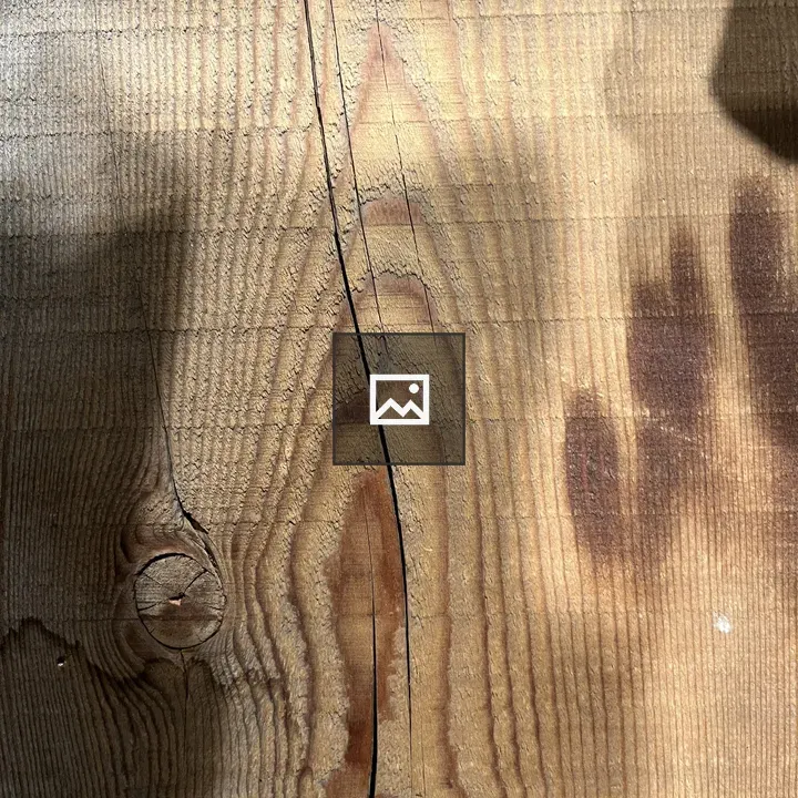 Wood grain in shadow
