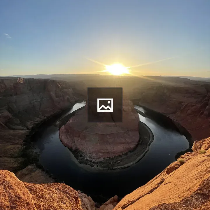 Sunset at Horseshoe Bend