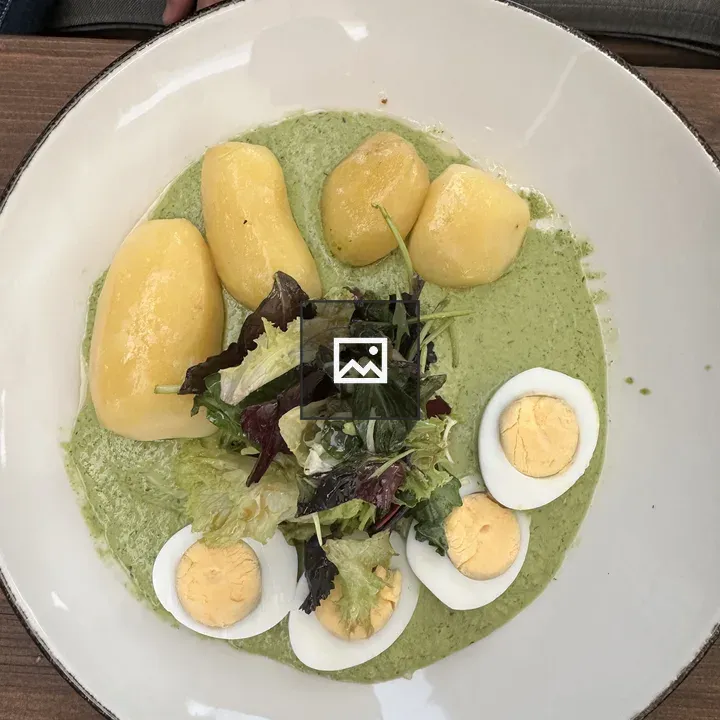 Traditional German Grüne Soße Plate