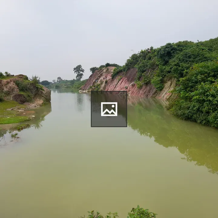 Calm Green Lake and Hills