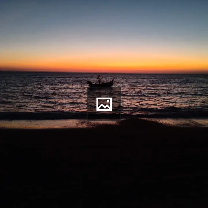 Sunset on the ocean
