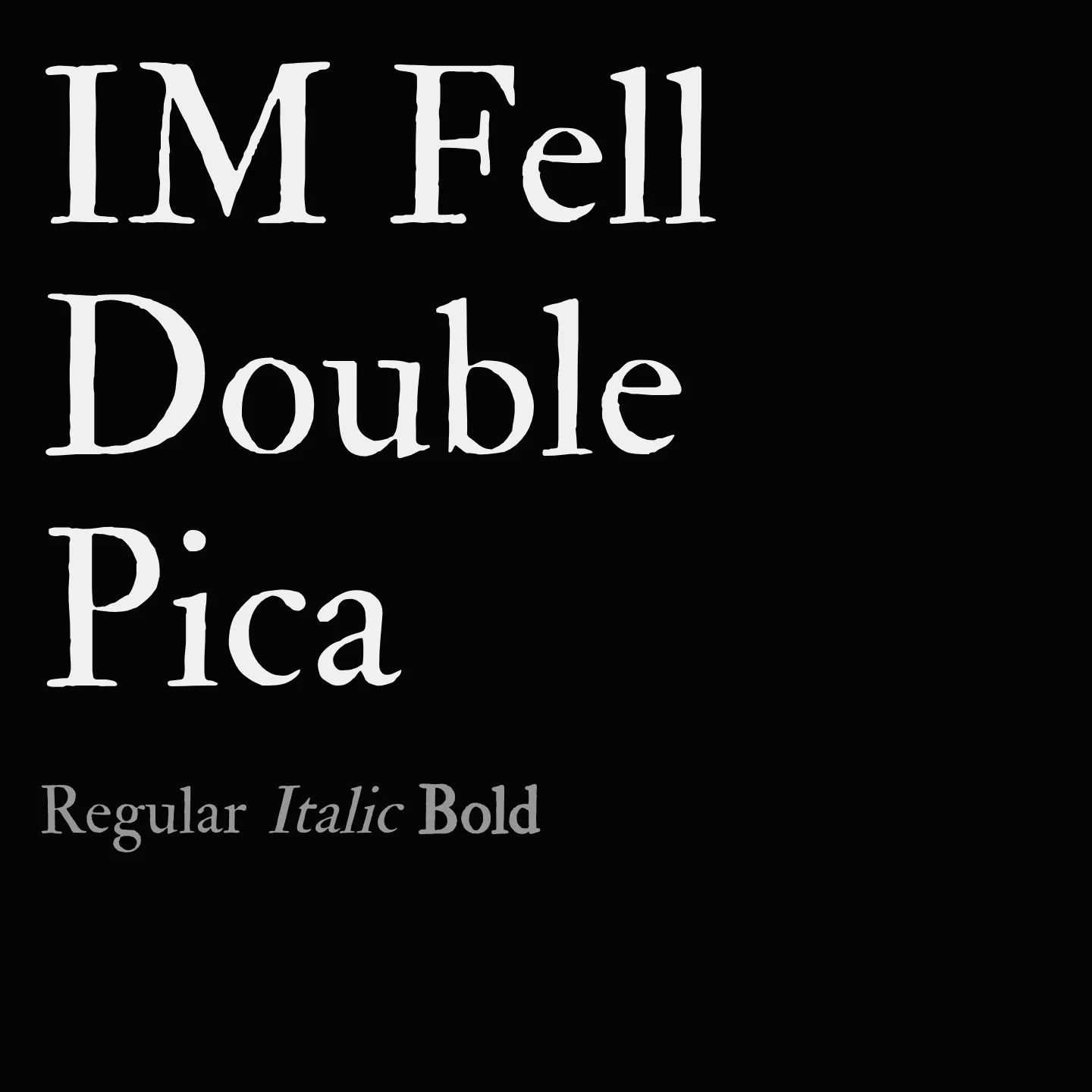 IM Fell Double Pica