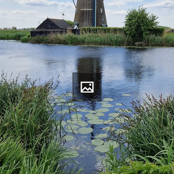 Windmill in Kinderdijk