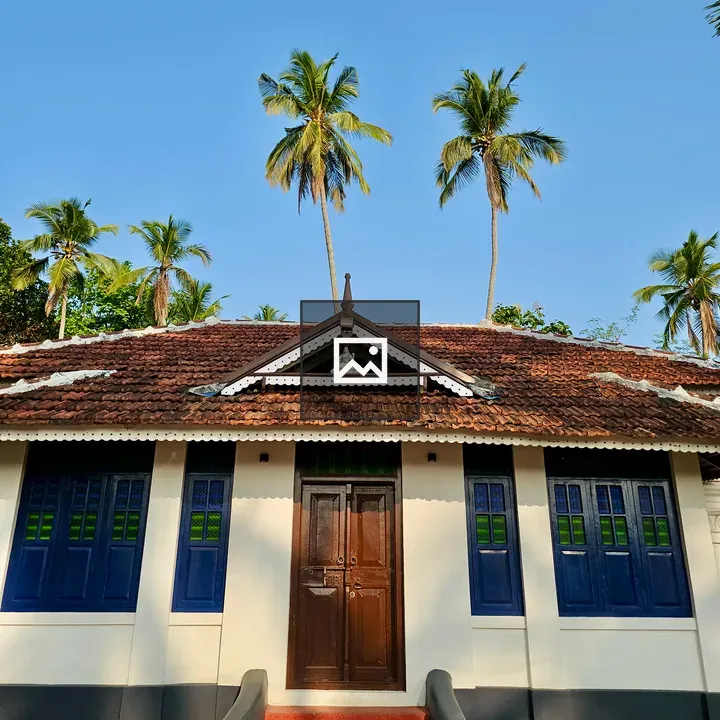 Kerala-style House with Coconut Trees