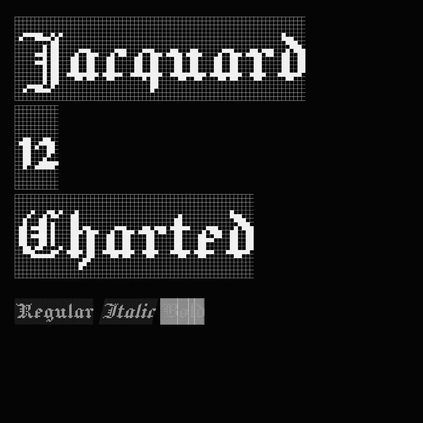 Jacquard 12 Charted