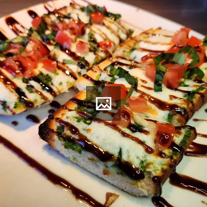 Bruschetta on Plate