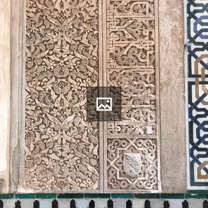 Decorative elements on a wall