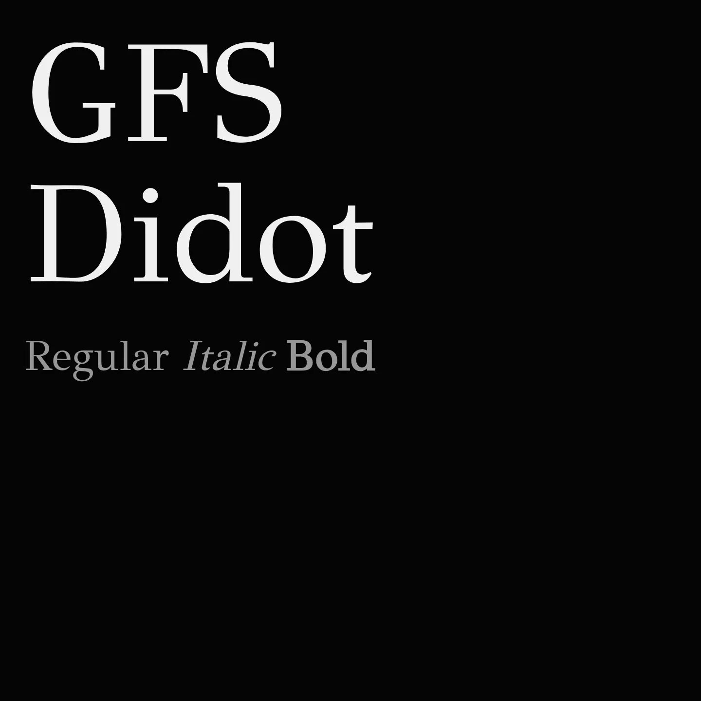 GFS Didot