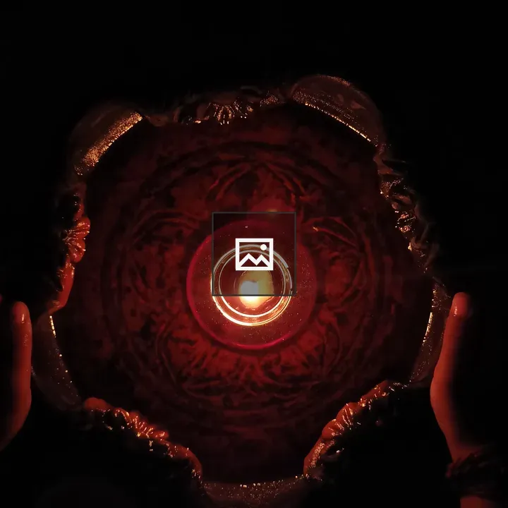 Candlelit Lamp Ornament